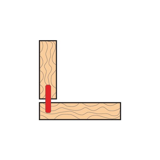 Holzdübel geriffelt